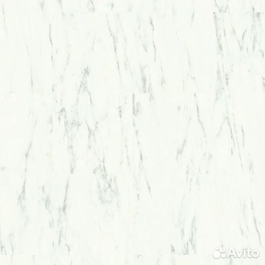 Пвх-плитка Quick-Step Alpha Vinyl Мрамор белый