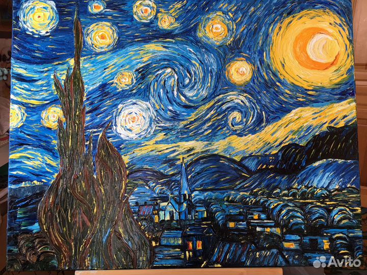 Картина маслом на холсте пейзаж