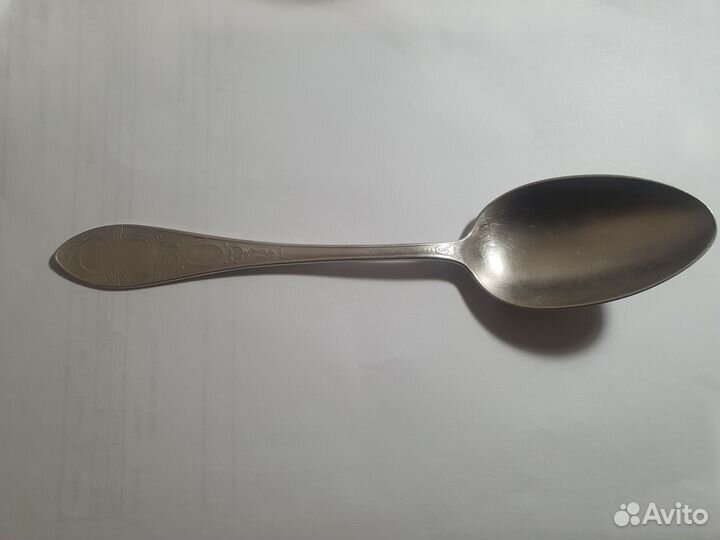 Ложка серебряная столовая СССР 875 клеймо