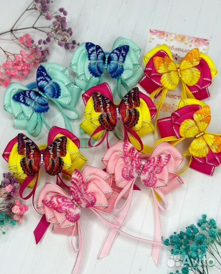 Бантики резинки для волос
