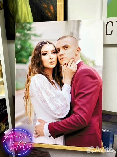 Портрет по фото на холсте на заказ Челябинск