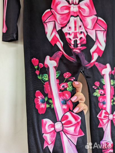 Комбинезон скелет для танцев, гимнастики 134-140