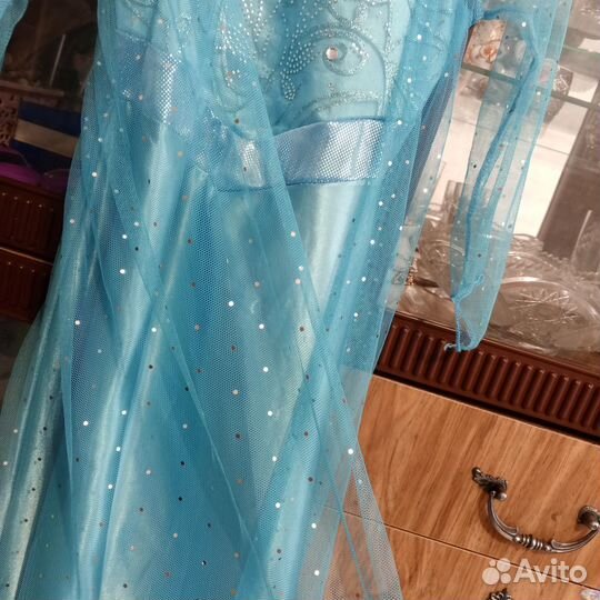 Платье Эльзы холодное сердце 116 размер
