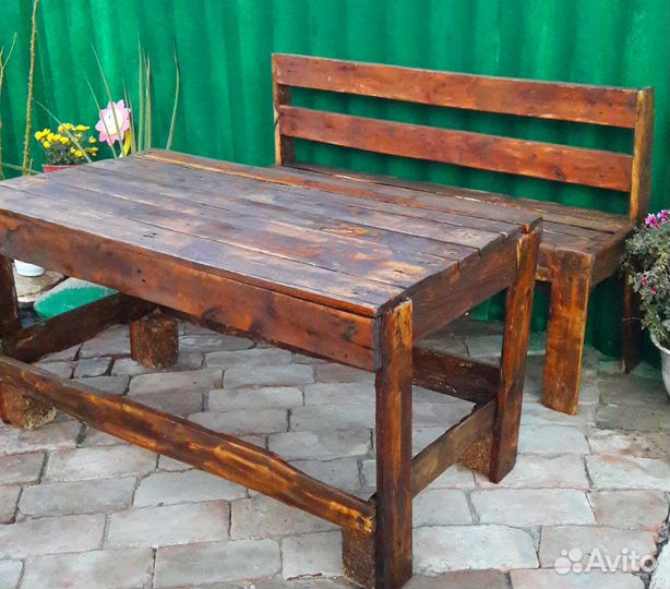 Садовая мебель из поддонов