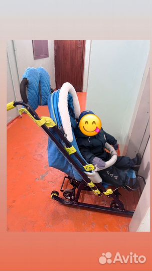 Коляска санки