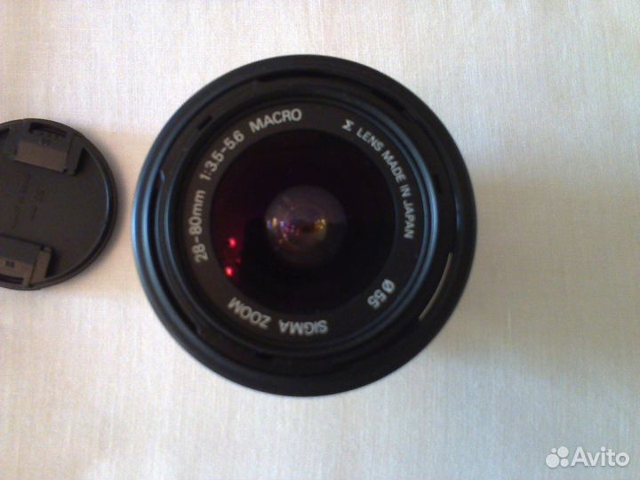 Объектив Sigma AF-MF 28-80mm., zoom lens F 3.5-5.6