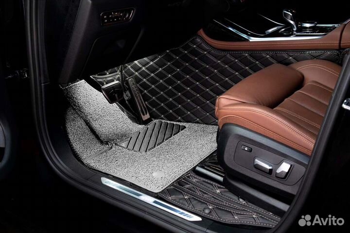 3D Коврики Range Rover Экокожа Салон Багажник