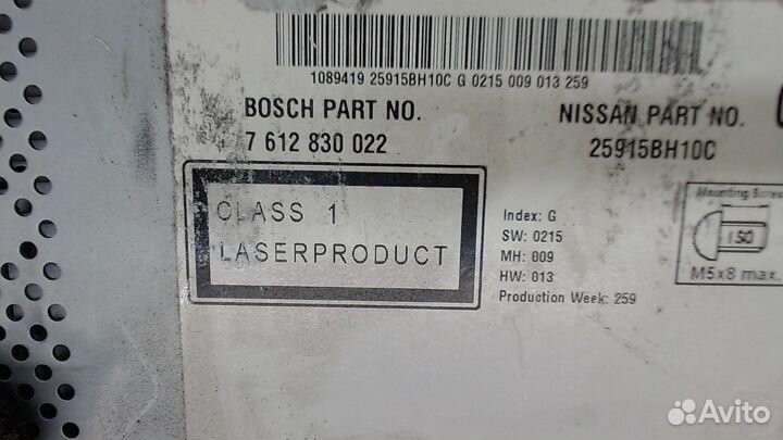 Магнитола Nissan Qashqai, 2009