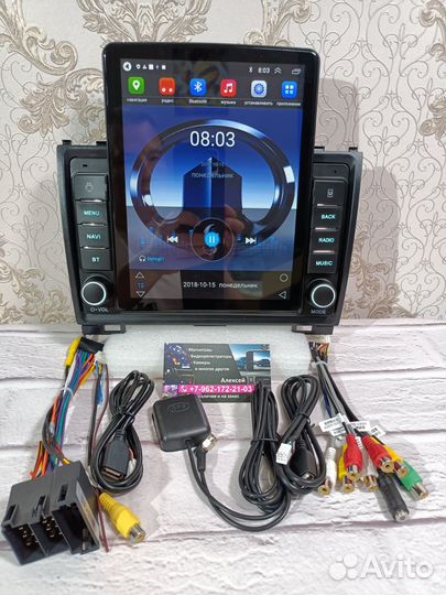 Магнитола Hover H3 H5 android Tesla новая