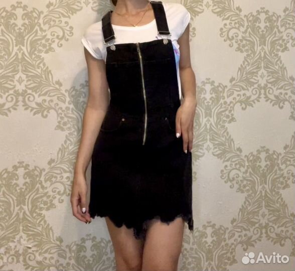 Джинсовый сарафан