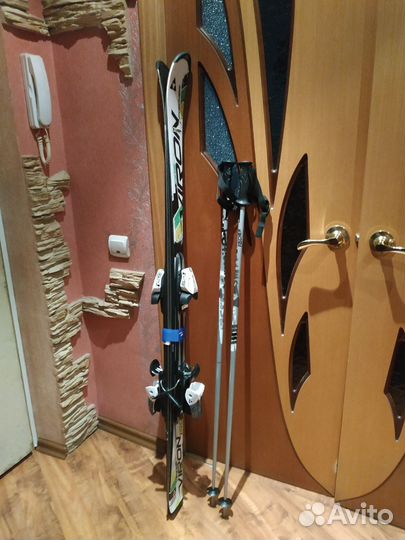 Горные лыжи Fischer Viron 150 см + палки