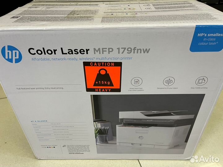 Мфу HP Color Laser MFP 179fnw, цветн., A4 новый