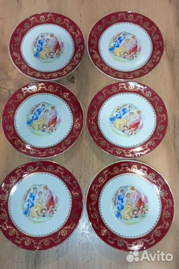 Сервиз чайный Мадонна (Бавария) 24 каратное золото