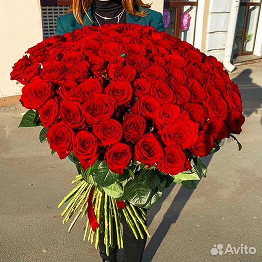 Букет свежих роз