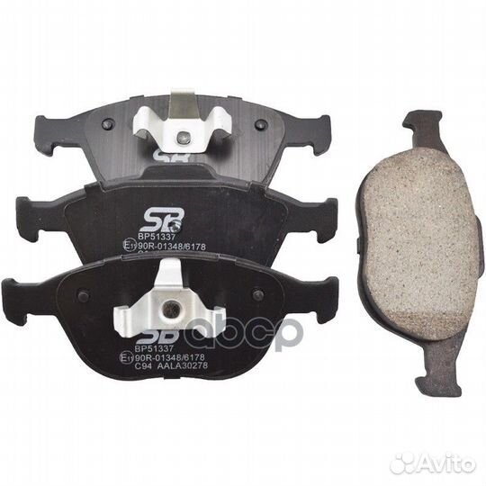 Колодки тормозные дисковые перед BP51337 SB