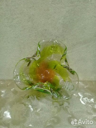 Ваза Богемия Чехословакия