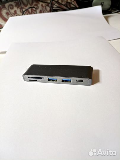 Переходник USB-C to 2xUSB3.0/SD/MicroSD
