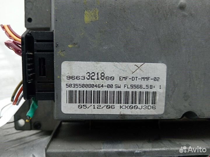 Дисплей информационный для Peugeot-Citroen 307