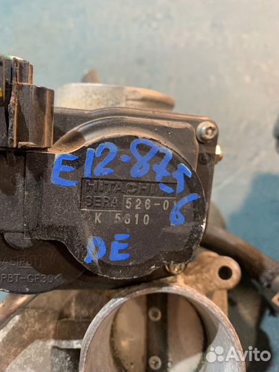 Заслонка дроссельная Nissan Note E12 HR12DE