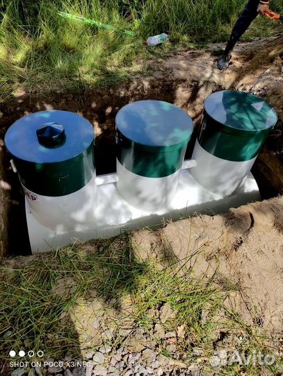 Септик под ключ без откачки - канализация