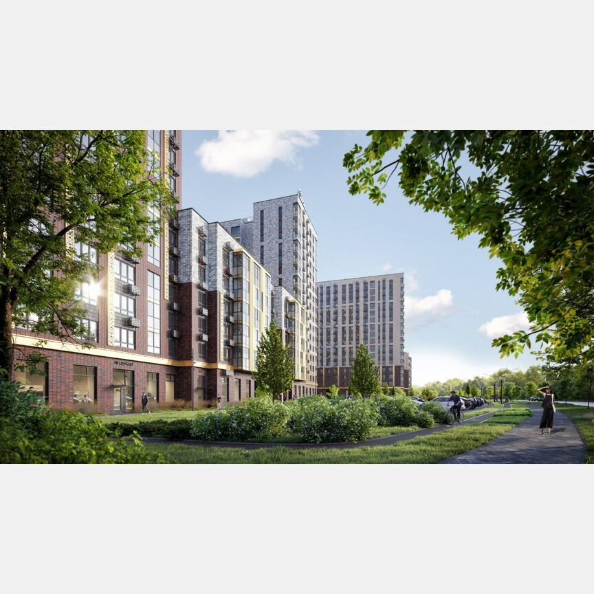 1-к. квартира, 50,4 м², 2/18 эт.