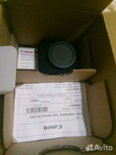 Зеркальный фотоаппарат canon eos 1300d