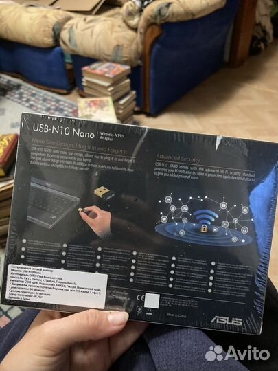 Wi-Fi адаптер asus USB-N10 Nano