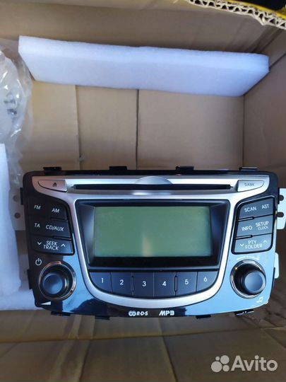 Штатная магнитола hyundai solaris 1