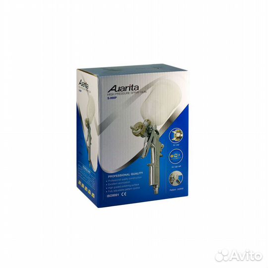 Auarita S 990P краскопульт с верхним бачком