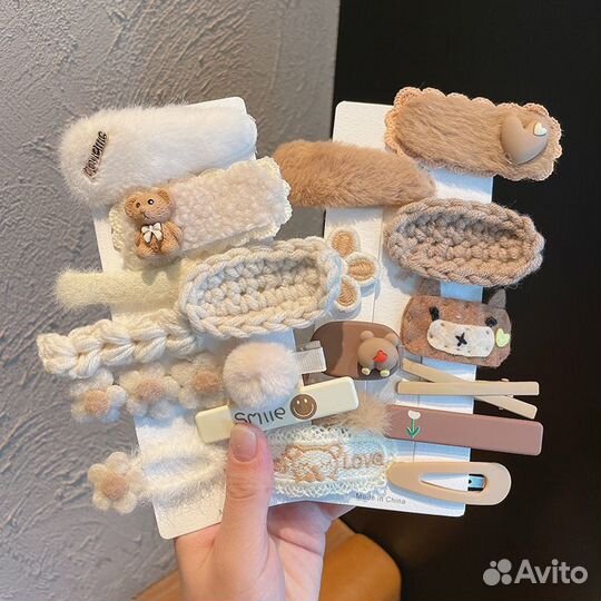 Резинки заколки для волос базовые праздник