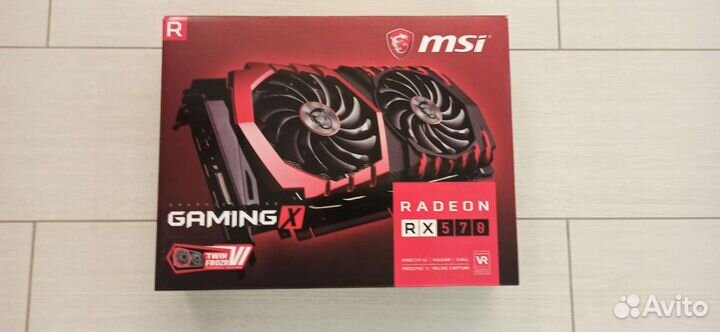 Видеокарта MSI RX570 4gb Gaming X
