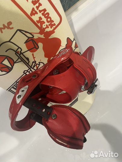 Сноуборд комплект atom, крепления burton