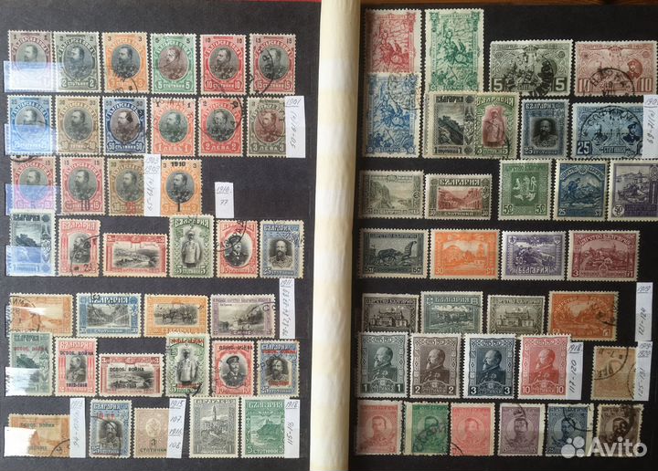 Марки Царство Болгарии 1881-1946 гг., альбом № 1