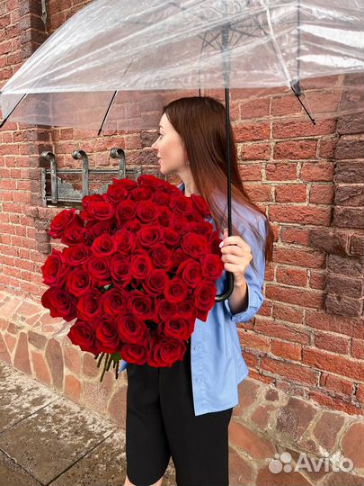 Букет из роз. Большая охапка