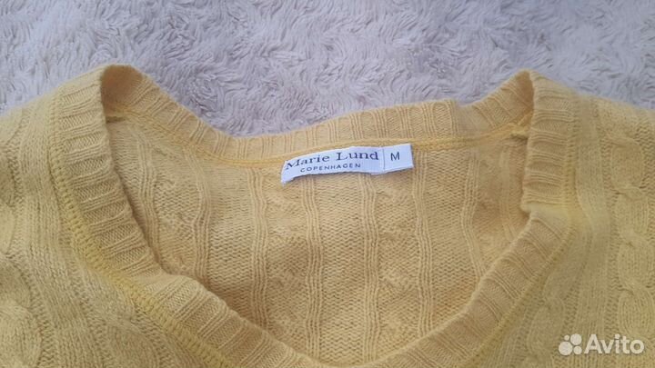 Пуловер шерсть кашемир Marie Lund 46 р на доставке