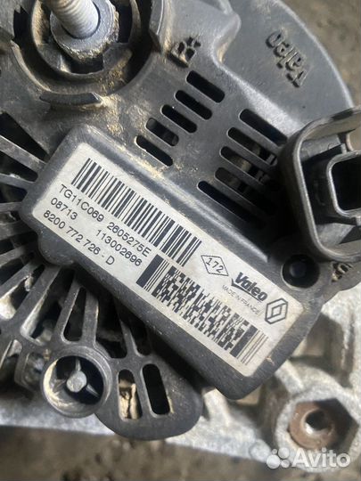 Генератор 1.6 K4M Renault Kangoo 2