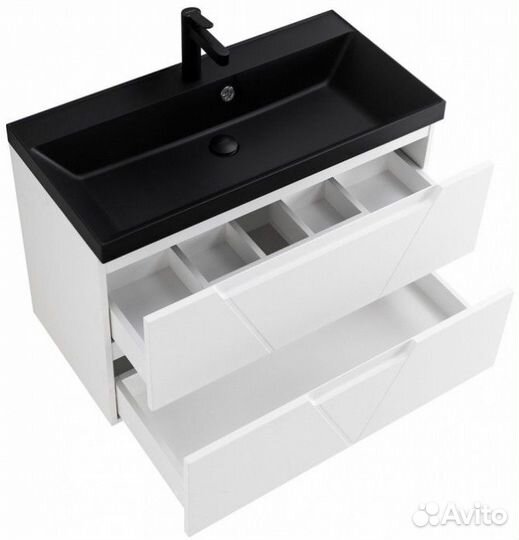 Мебель для ванной BelBagno Vittoria 90P-B Bianco Lucido