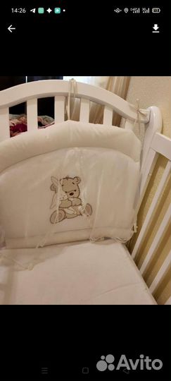 Детская кроватка Гандылян Люкс с орт.новымМатрасом