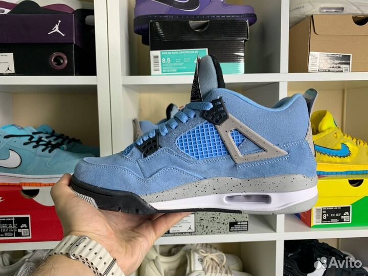 Кроссовки Nike Air Jordan 4 retro university blue