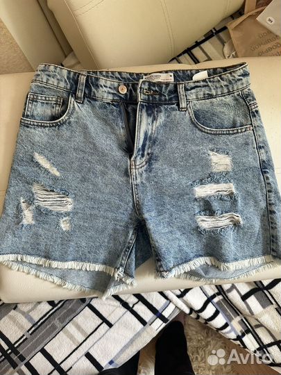 Женские джинсовые шорты 44 46