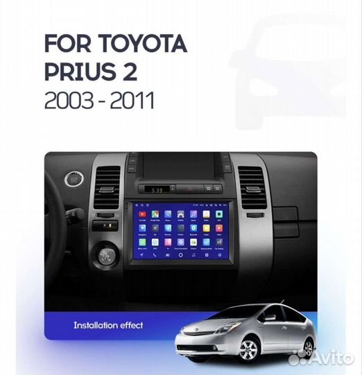 Toyota Prius android штатная магнитола teyes