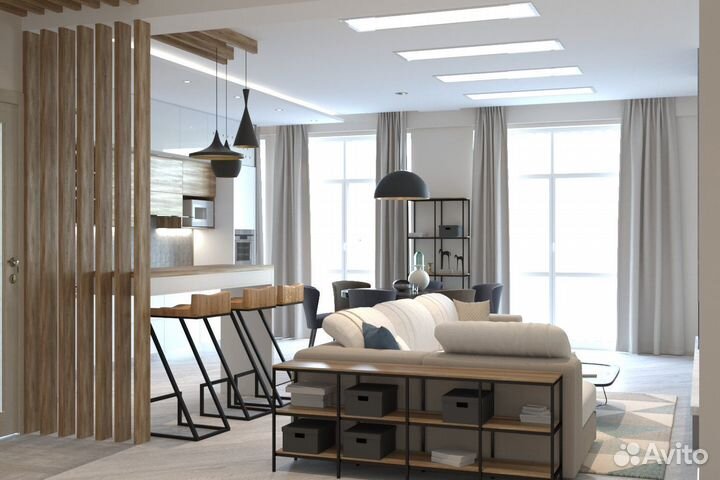 Рейки интерьерные