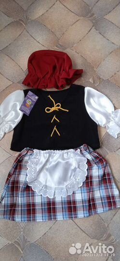 Костюм Герды, красная шапочка и Народный костюм