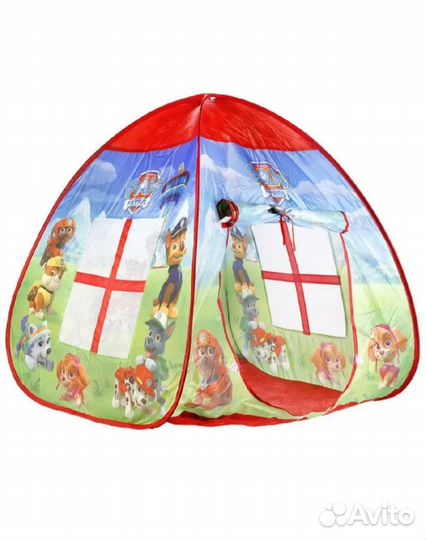 Детская игровая палатка с тоннелем