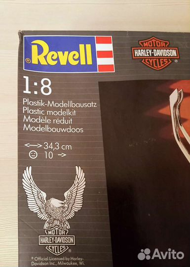 Модель для сборки 1:8 Harley-Davidson Chopper