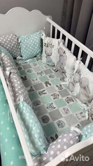 Бортики в детскую кроватку