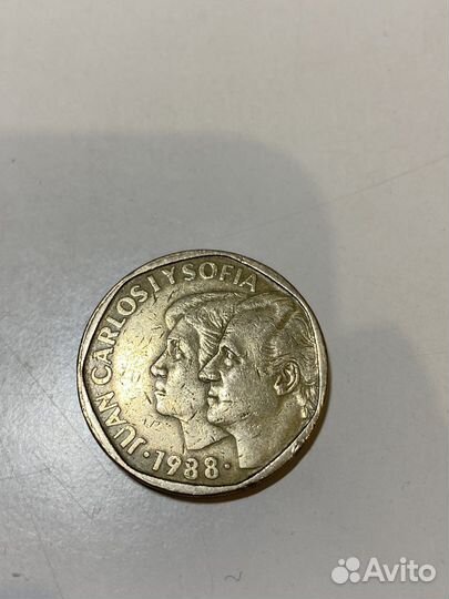 Монета 500 pesetas