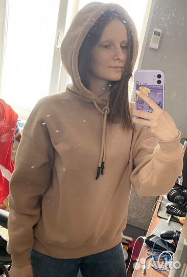 Толстовка оверсайз XS-M