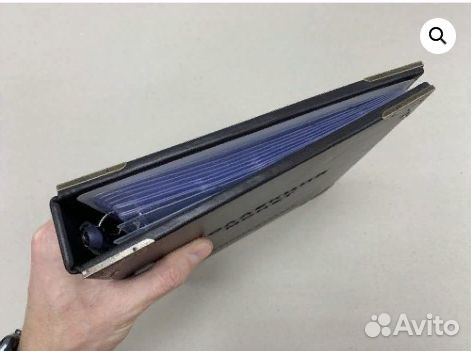 Альбом для монет именной (подарочный кожаный)