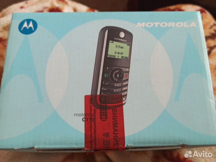 Коробка от телефона motorollaС118